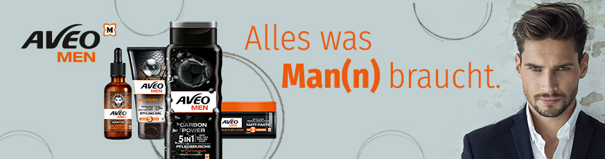 AVEO MEN, eine Eigenmarke von Müller